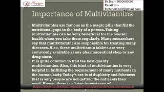 Multivitamin Medicine PCD Company