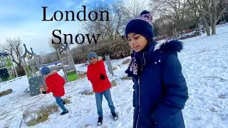 Snow in London 11/12/2022