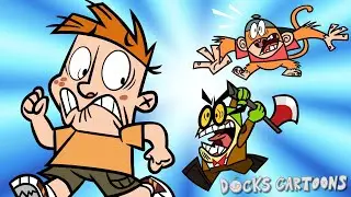 My gym partner's a monkey - Cartoon network parody (ANIMATION)