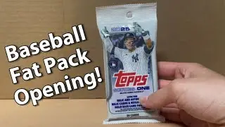 Opening a 2025 Topps MLB Series One Fat Pack
