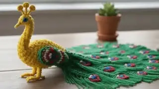 Macrame new peacock full body is live!#short#shorts#yt#macrame#Live