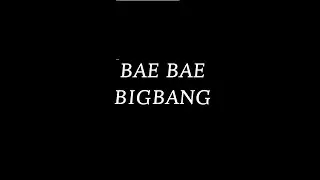 BIGBANG (빅뱅) - BAE BAE (Live) [Romaji Lyrics Video / 罗马拼音动态歌词]