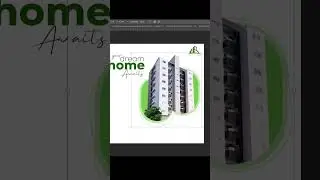 Real estate social media banner design #photoshoptutorial #shorts #short