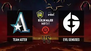 Dota2 - Team Aster vs Evil Geniuses - Game 1 - ESL One Berlin 2023 - Group A