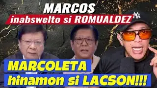 MARCOS inabswelto si ROMUALDEZ!!! Marcoleta hinamon si LACSON
