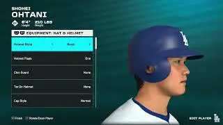 How to change player Helmet in mlb the show 25
