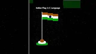 Indian flag graphics programming in c || CodeCelebration