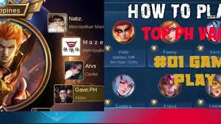How to play Valir Top PH Valir Gameplay Mobile Legends