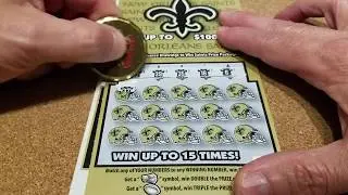 New Ticket Showcase #4!  $5 Saints tickets with a symbol win!