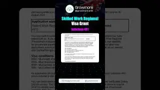 Skilled Work Regional Visa Grant | Subclass 491