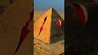 Pyramid crash by volcano