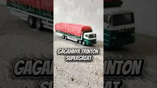 Gagahnya Truk Trinton Supergreat Yang Sedang Melintas!