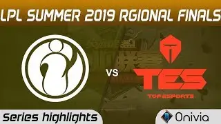 IG vs TES Series Highlights LPL 2019 Regional Finals Invictus Gaming vs Top Esports LPL Highlights b