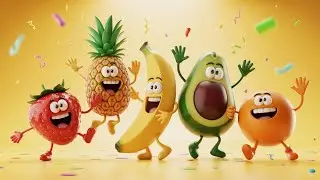 Baby Sensory Fun: Dancing Fruits for Calm & Happy Playtime!