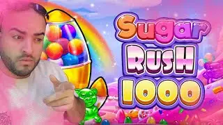 COMPREI VARIOS BÔNUS NO SUGAR RUSH 1000 E FORREI DEMAIS!