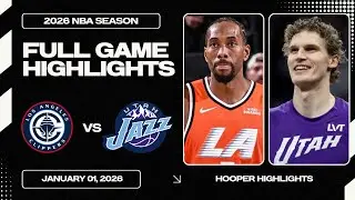 LA Clippers vs Utah Jazz Full Game Highlights | Jan 1 | 2026 NBA Season