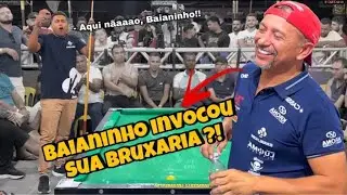 BAIANINHO DESAFIOU O ON&Ccedil;A PRETA! VALENDO 40K #sinuca #baianinhodemau&aacute; #sinucaaovivo 