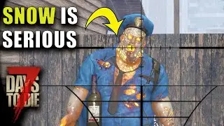 Snow Biome is TOUGH Now - SURVIVAL REVIVAL -  7 Days To Die 2.5