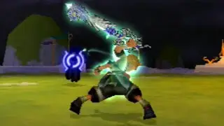 Ven vs. Mysterious Figure without Surges or Dodge Roll (Kingdom Hearts Birth by Sleep, PSP non-FM)