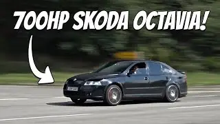 700HP Skoda Octavia SLEEPER CAR At The Nürburgring! Flybys, Accelerations, Startup, Engine, Details!