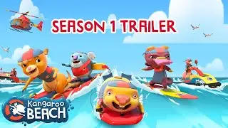 Kangaroo Beach S1 Trailer 🦘🌊 | Coming to Youtube | Cartoons for Kids