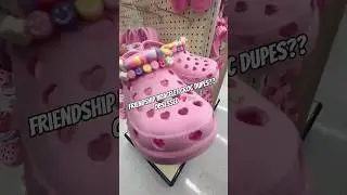Friendship Bracelet Croc Dupes 😱#swifties #crocs #clogs #kids #friendshipbracelet #summer #mom