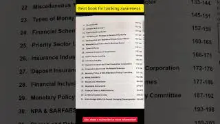Best book for IBPS clerk IBPS PO,SBI clerk,SBI PO & all bank exams #bankingawarenes #bankexam #fyp