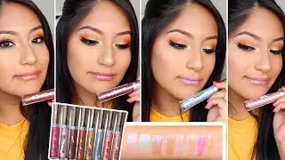 NEW BUXOM HOLOGRAPHIC PLUMPING LIP POLISH- LIP SWATCHES, REVIEW, ETC!