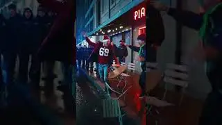 NFL Playoff Mayhem in Seattle Downtown | Fans Clash After Midnight