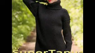 Black wool sweater by SuperTanya
