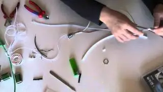 Power Button Kabel sleeven Teil 1
