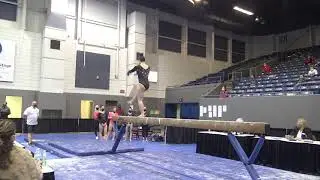 Elle Thompson, Capital City Flips | L10 Beam 2021 MI State Championships