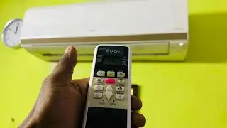 Hitachi AC remote full information hitachi split AC remote function