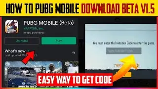 Pubg mobile beta version 1.5.0 is here 😘 | How to download pubg mobile beta v1.5.0 | Pubg beta v1.5