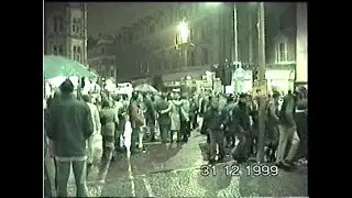 New Years Eve 1999 Bristol City Centre new Millenium