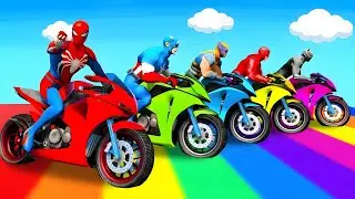 الرجل العنكبوت انقاذ باتمان Spider-Man against venom, iron man & superhero join in GTA 5 funny Game