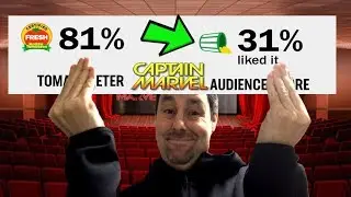 CAPTAIN MARVEL BAD REVIEWS FROM ROTTEN TOMATOES!