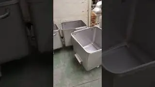 stainless steel 200l meat trolleys