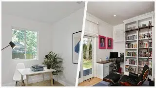 75 Mid-sized Yellow Floor Home Office Design Ideas You'll Love 🔴