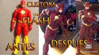 Custom the FLASH de 1990 con ropa de tela y articulacion extra