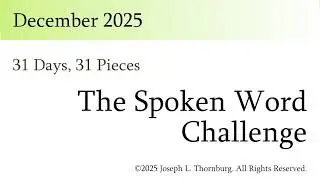 December 2025 Spoken Word Challenge