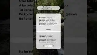 To get up in Lingala (future tense)/ se lever en Lingala