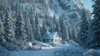 4K Whiteout Blizzard in the High Mountains — Intense Snowstorm Ambience for Sleep