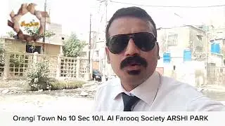 orangi town 10numbr arshi family park ban gaya dustbin