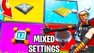 The HARDEST Mixed Settings Deathrun w/ Acidicblitzz  (Fortnite Creative Mode)