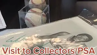 Trip to Collectors /PSA-DNA to drop off a few things. #vintagecards #autographs #sportscards