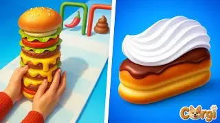 Burger Master VS Perfect Cream - All Levels Satisfying Walkthrough Gameplay