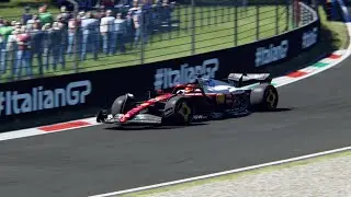 Ferrari 2025 Monza Livery(VISOR CAM+ONBOARD+TV CAM)| Charles Leclerc Sends It Around Monza🔥
