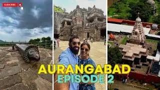Aurangabad Travel Vlog | Ellora Caves, Daulatabad Fort Grishneshwar Jyotirlinga Bhadra Maruti Temple