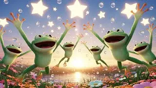 Five Little Speckled Frogs | Counting Fun Kids Songs Nursery Rhymes Compilation!